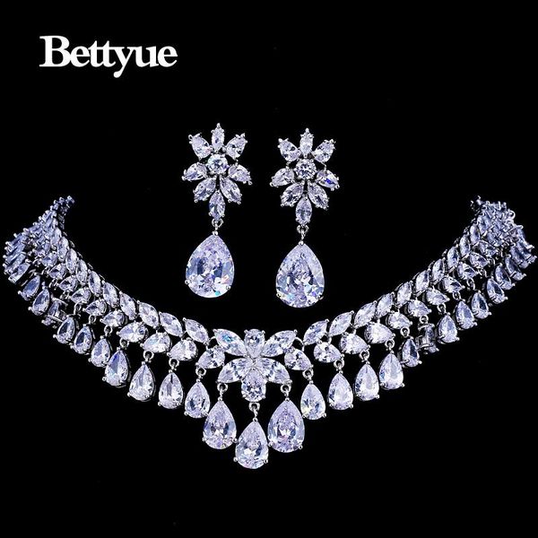 wedding jewelry sets bettyue brand charm fashion cubic zircon white gold color europe and america style set for woman party gifts, Slivery;golden
wedding jewelry sets bettyue brand charm fashion cubic zircon white gold color europe and america style set for woman party gifts, Slivery;golden
