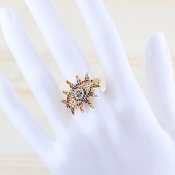 design luxury statement evil eye rings for women wedding cubic zircon engagement fashion bridal finger ring, Slivery;golden
design luxury statement evil eye rings for women wedding cubic zircon engagement fashion bridal finger ring, Slivery;golden