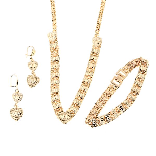 dubai gold heart earrings bracelet necklace egyptian indian saudi african girls women heart jewelry sets, Black
dubai gold heart earrings bracelet necklace egyptian indian saudi african girls women heart jewelry sets, Black