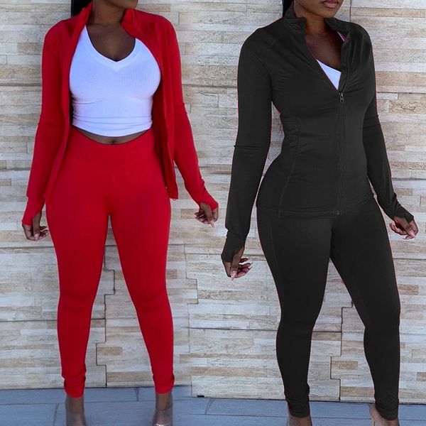 women's winter autumn women tracksuits casual long sleeve zip cardigan skinny two piece outfits womens designers clothes, Gray
women's winter autumn women tracksuits casual long sleeve zip cardigan skinny two piece outfits womens designers clothes, Gray