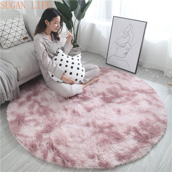 carpets nordic ins round variegated tie-dye gradient carpet living room coffee table mat long hair washable bedroom rug arrivals
carpets nordic ins round variegated tie-dye gradient carpet living room coffee table mat long hair washable bedroom rug arrivals