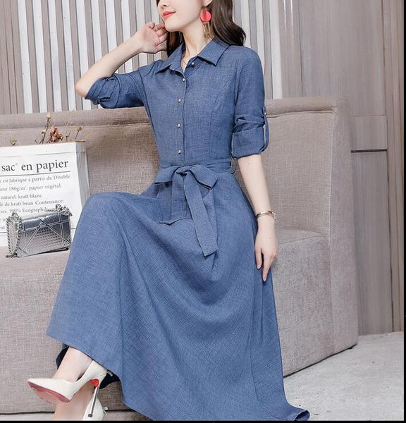 plus size women dresses 3xl spring arrival turn down collar long sleeve color woman cotton linen dress, Black;gray
plus size women dresses 3xl spring arrival turn down collar long sleeve color woman cotton linen dress, Black;gray