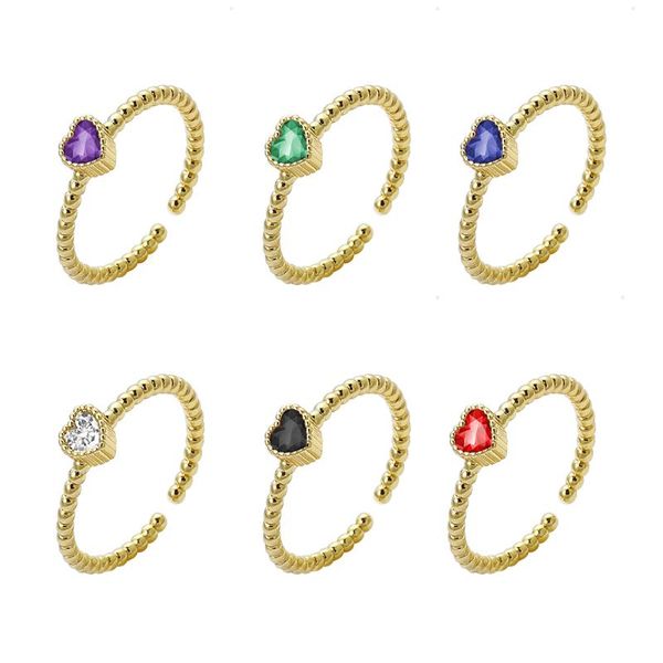 cluster rings 1pcs open adjustable micro zircon love ring for women tail 2021 fashion jewelry, Golden;silver 
cluster rings 1pcs open adjustable micro zircon love ring for women tail 2021 fashion jewelry, Golden;silver