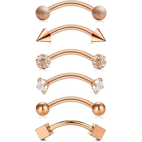 curved barbell ear ring sequin threaded polished ball arrow eyebrow studs tragus helix rook daith earrings, Silver
curved barbell ear ring sequin threaded polished ball arrow eyebrow studs tragus helix rook daith earrings, Silver