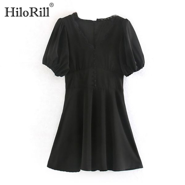 women lace patchwork black mini dresses summer short sleeve solid casual female v neck a line party 210508, Black;gray
women lace patchwork black mini dresses summer short sleeve solid casual female v neck a line party 210508, Black;gray