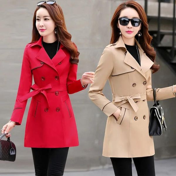 women's trench coats 2021 windbreaker spring autumn loose long sleeve double breasted women jacket lining female outerwear, Tan;black
women's trench coats 2021 windbreaker spring autumn loose long sleeve double breasted women jacket lining female outerwear, Tan;black