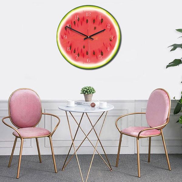 wall clocks 28cm acrylic round fruits hanging clock diy non ticking silent watch for living room quiet relogio de parede
wall clocks 28cm acrylic round fruits hanging clock diy non ticking silent watch for living room quiet relogio de parede