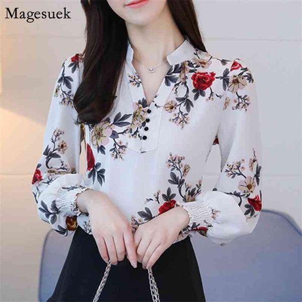 white floral print women blouses spring summer v neck long sleeve chiffon blouse shirts casual loose office ladies 6140 50 210512
white floral print women blouses spring summer v neck long sleeve chiffon blouse shirts casual loose office ladies 6140 50 210512