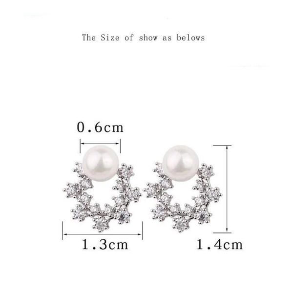 stud small and cute korean autumn winter products earrings temperament wreath, pearls, flowers, simple versatile ea, Golden;silver
stud small and cute korean autumn winter products earrings temperament wreath, pearls, flowers, simple versatile ea, Golden;silver