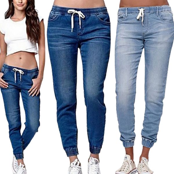 casual jogger pants elastic skinny pencil jeans for women leggings jeans high waist womens denim drawstring pants clothes, Black;white
casual jogger pants elastic skinny pencil jeans for women leggings jeans high waist womens denim drawstring pants clothes, Black;white