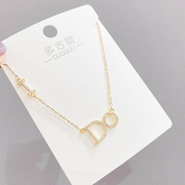chains letter necklace women's fashion ornament simple personality light luxury clavicle chain pendant wholesale, Silver
chains letter necklace women's fashion ornament simple personality light luxury clavicle chain pendant wholesale, Silver