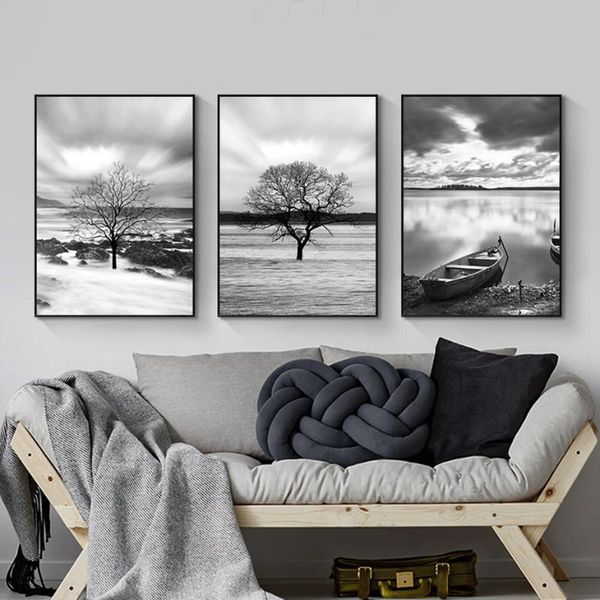 paintings abstract tree canvas art black white lake pier poster wall prints nordic living room bedroom hazy pictures home decor
paintings abstract tree canvas art black white lake pier poster wall prints nordic living room bedroom hazy pictures home decor