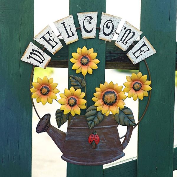 garden decorations welcome signs metal hanging decorative sunflower for front plaque outside door hand-painted exquisite
garden decorations welcome signs metal hanging decorative sunflower for front plaque outside door hand-painted exquisite