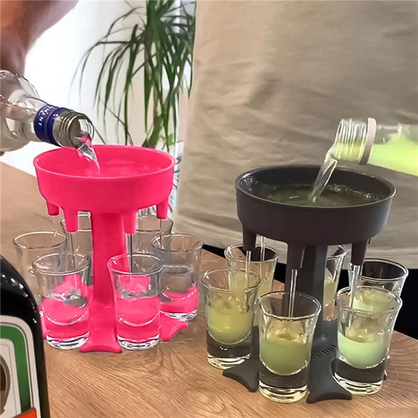 Liquor Dispenser 6 Shot Glass Wine Whisky Beer Dispenser Holder Drinking Games Tools for Christmas Home Party Bar Shot Glass
Liquor Dispenser 6 Shot Glass Wine Whisky Beer Dispenser Holder Drinking Games Tools for Christmas Home Party Bar Shot Glass