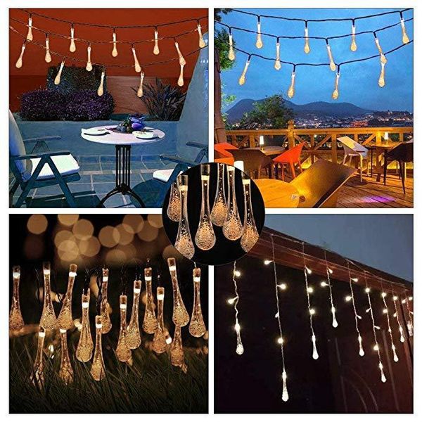 solar lamps led outdoor water drops lamp string lights 5-12m 20-100leds fairy holiday christmas party garland garden waterproof
solar lamps led outdoor water drops lamp string lights 5-12m 20-100leds fairy holiday christmas party garland garden waterproof