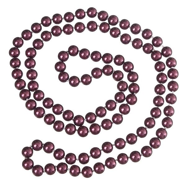 Chains Jewelry Necklace Deep Purple 8mm Long Pearls 36inch Round Beads For Diy Imitation H864, Silver
Chains Jewelry Necklace Deep Purple 8mm Long Pearls 36inch Round Beads For Diy Imitation H864, Silver