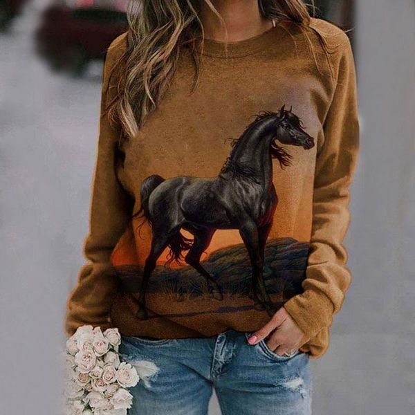 women's blouses & shirts 2021 fashion corduroy pullover animal printed long sleeve round neck cotton horse top, White
women's blouses & shirts 2021 fashion corduroy pullover animal printed long sleeve round neck cotton horse top, White