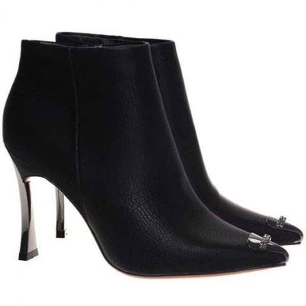 boots 2021 autumn and winter temperament pointed stiletto heels korean version of the side zipper high heel, Black
boots 2021 autumn and winter temperament pointed stiletto heels korean version of the side zipper high heel, Black