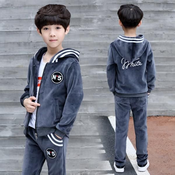 clothing sets children's suit boy's two-piece golden fleece sports 3-12 years old western style fashionable climbing clothes, White
clothing sets children's suit boy's two-piece golden fleece sports 3-12 years old western style fashionable climbing clothes, White