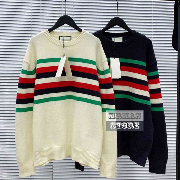 branded knitted ed high-end luxury digner men wool 2021 winter cloth striped long sve mens sweater, Black
branded knitted ed high-end luxury digner men wool 2021 winter cloth striped long sve mens sweater, Black