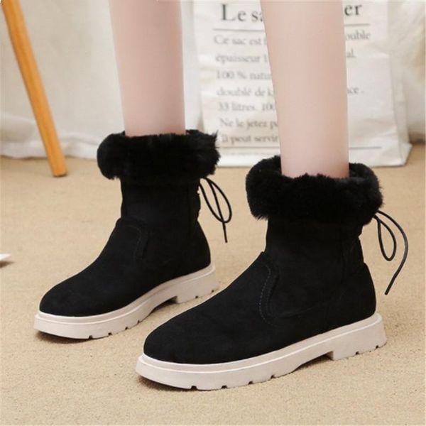 boots 2021 winter women fashion warm short plush snow for shoes lace-up mid heel ankle botas mujer, Black
boots 2021 winter women fashion warm short plush snow for shoes lace-up mid heel ankle botas mujer, Black