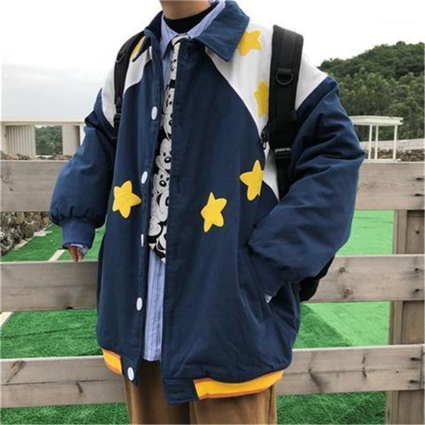 men's hoodies & sweatshirts cool star print retro varsity jacket casual autumn coat men hip hop baseball fashion streetwear gothic, Black
men's hoodies & sweatshirts cool star print retro varsity jacket casual autumn coat men hip hop baseball fashion streetwear gothic, Black