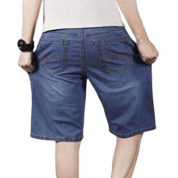 men's jeans men summer stretch short hip hop fashion casual slim fit elastic denim shorts male clothes, Blue
men's jeans men summer stretch short hip hop fashion casual slim fit elastic denim shorts male clothes, Blue
