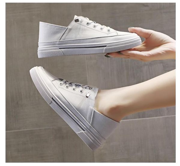 spring here buy two colors women thick sole leather white black color shoes summer casual board shoes
spring here buy two colors women thick sole leather white black color shoes summer casual board shoes