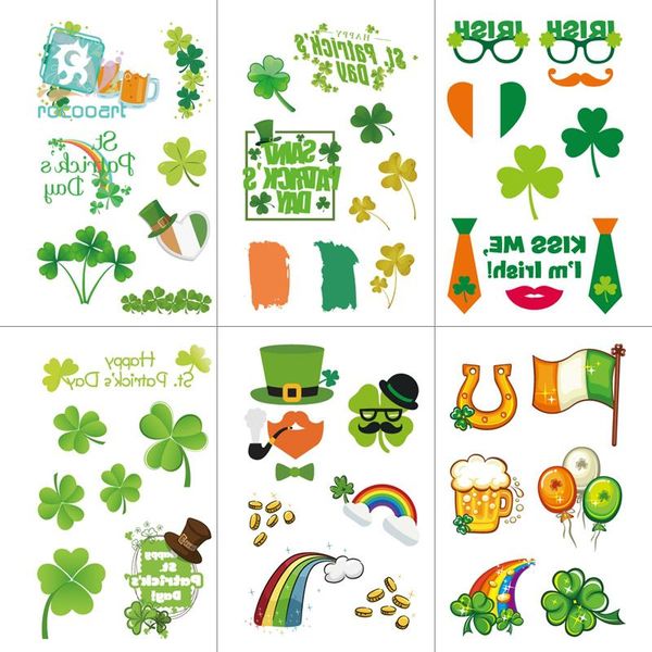 temporary tattoos rocooart four-leaf clover waterproof tattoo sticker fashion women fake body art kids face hand
temporary tattoos rocooart four-leaf clover waterproof tattoo sticker fashion women fake body art kids face hand