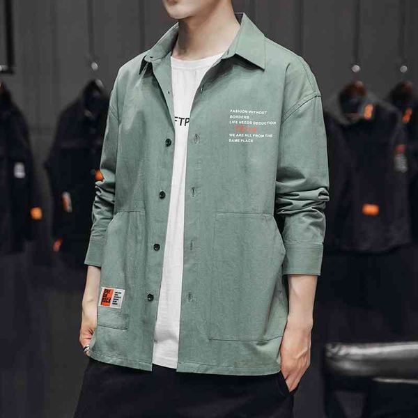 2021 spring and autumn new long sleeve korean youth leisure loose fashion trend men's printed shirt, White;black
2021 spring and autumn new long sleeve korean youth leisure loose fashion trend men's printed shirt, White;black