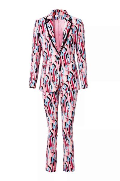 women's suits & blazers europe and the united states autumn show est one buckle floral suit jacket + printed feet pants two sets 3h3k, White;black
women's suits & blazers europe and the united states autumn show est one buckle floral suit jacket + printed feet pants two sets 3h3k, White;black