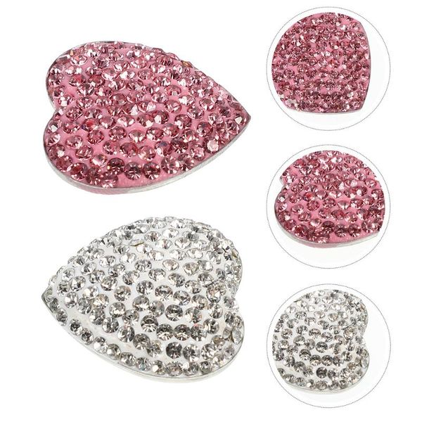 fridge magnets 2pcs magnet sticker heart shape rhinestone stainless steel patch
fridge magnets 2pcs magnet sticker heart shape rhinestone stainless steel patch