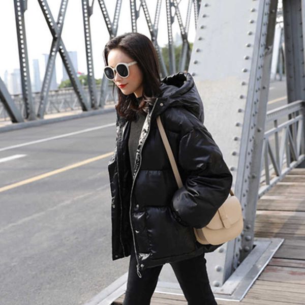winter jacket women streetwear padded puffer warm coat femme parkas hooded korean style arrival black women clothing 210625
winter jacket women streetwear padded puffer warm coat femme parkas hooded korean style arrival black women clothing 210625