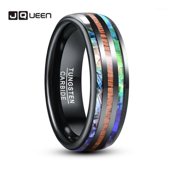 wedding rings 8mm electric black inlaid abalone shell wood grain dome tungsten carbide ring men's fashion jewelry gift1, Slivery;golden
wedding rings 8mm electric black inlaid abalone shell wood grain dome tungsten carbide ring men's fashion jewelry gift1, Slivery;golden