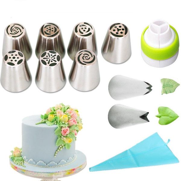 baking & pastry tools 22 pcs/set diy russian piping nozzles tips sets cake decorating stainless steel icing cream bag
baking & pastry tools 22 pcs/set diy russian piping nozzles tips sets cake decorating stainless steel icing cream bag