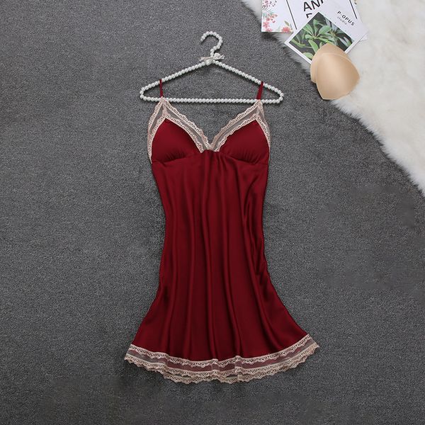 sleepwear nightdress silk nightwear nightdress satin sleeping dress v-neck lingerie 2021 new lace nightgown, Black;red
sleepwear nightdress silk nightwear nightdress satin sleeping dress v-neck lingerie 2021 new lace nightgown, Black;red