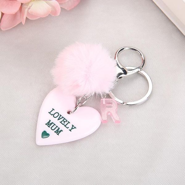 keychains woman handbag keyring car key chain resin lovely mon with fur pom jewelry gift for mom english letters, Silver
keychains woman handbag keyring car key chain resin lovely mon with fur pom jewelry gift for mom english letters, Silver
