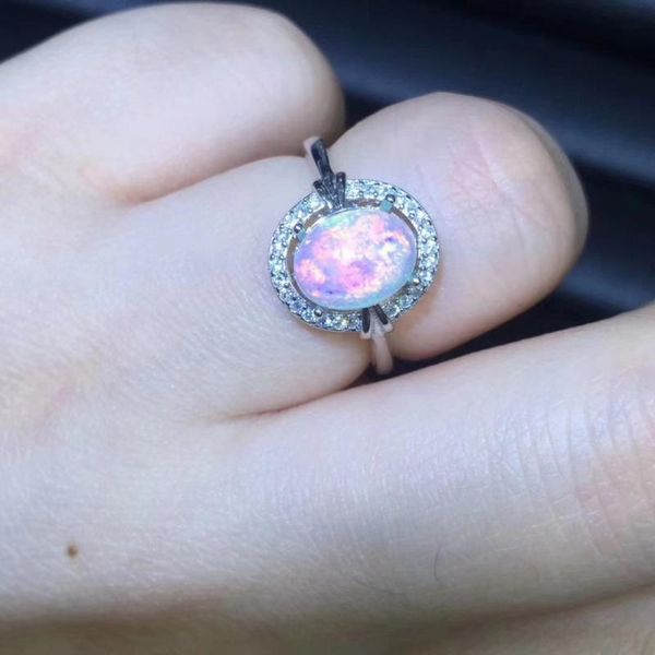 cluster rings natural 7*9 multicolor opal ring s925 silver gemstone fashion elegant classic cround women's party jewelry, Golden;silver
cluster rings natural 7*9 multicolor opal ring s925 silver gemstone fashion elegant classic cround women's party jewelry, Golden;silver