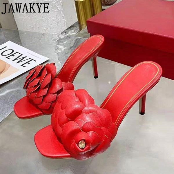 leather petal high heel flower slippers open toe outdoor formal slides summer beach shoes women flipflops, Black
leather petal high heel flower slippers open toe outdoor formal slides summer beach shoes women flipflops, Black