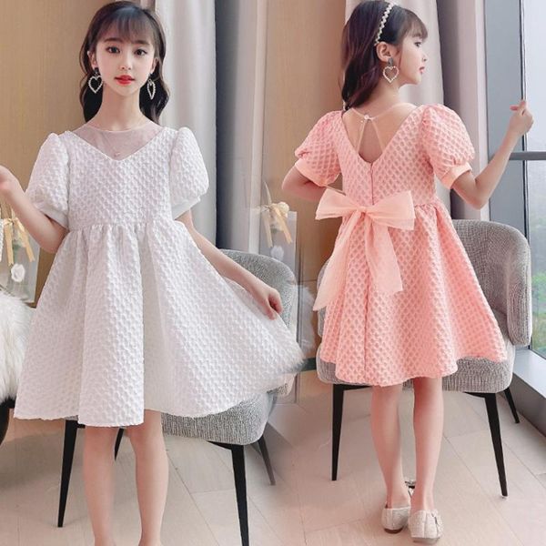 girl's dresses 2021 summer girls french vintage style dress v-neck party wedding kids white pink color back bowknot fashion children�, Red;yellow
girl's dresses 2021 summer girls french vintage style dress v-neck party wedding kids white pink color back bowknot fashion children�, Red;yellow