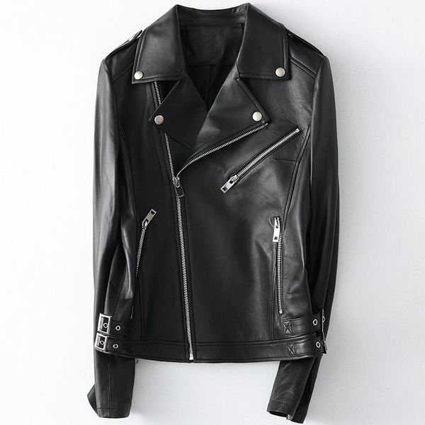 women's leather & faux haining 2021 zipper jacket is thin, and locomotive available for a long time, Black
women's leather & faux haining 2021 zipper jacket is thin, and locomotive available for a long time, Black