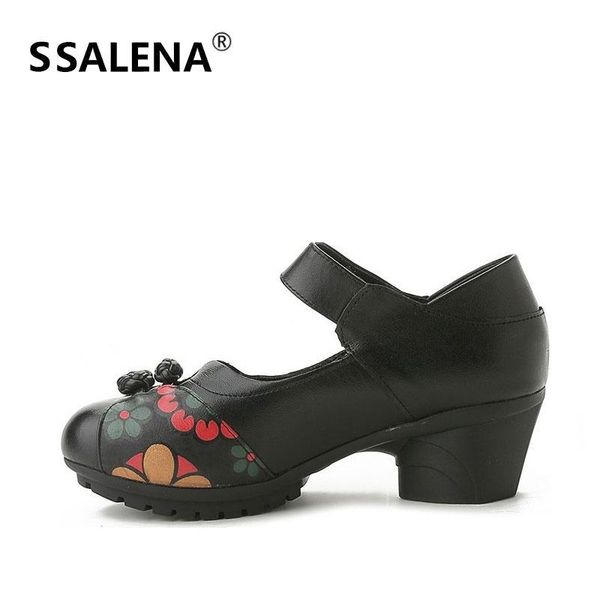 women national style round toe fashion sandals ladies floral wedding mary jane shoes female square heel comfort 60587, Black
women national style round toe fashion sandals ladies floral wedding mary jane shoes female square heel comfort 60587, Black