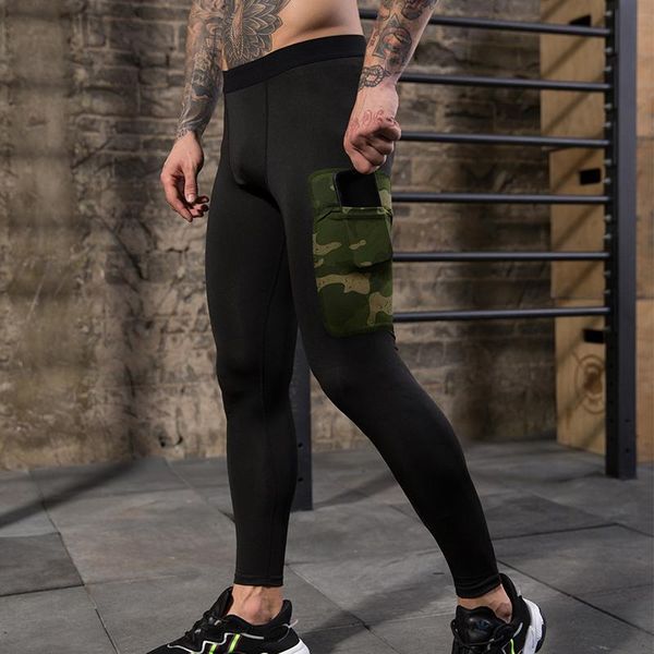 men's pants men gyms leggings side pocket joggers tight sportswear quick dry breathable pro compression fitness trousers, Black
men's pants men gyms leggings side pocket joggers tight sportswear quick dry breathable pro compression fitness trousers, Black