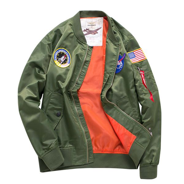 fashion jacket 2021 men's casual stand collar coat air force one american pilot spring and autumn plus oversized baseball shirt, Black;brown
fashion jacket 2021 men's casual stand collar coat air force one american pilot spring and autumn plus oversized baseball shirt, Black;brown