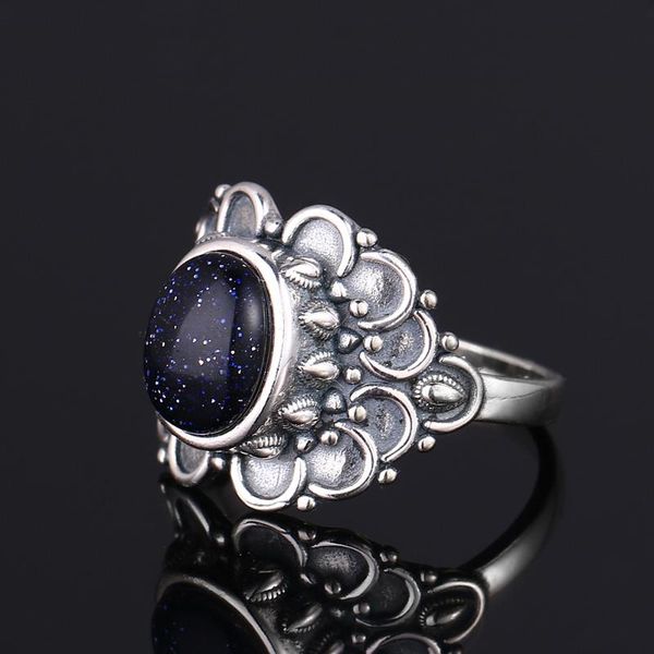 cluster rings oval blue sandstone 925 sterling silver gemstone for women wedding engagement jewelry drop, Golden;silver
cluster rings oval blue sandstone 925 sterling silver gemstone for women wedding engagement jewelry drop, Golden;silver