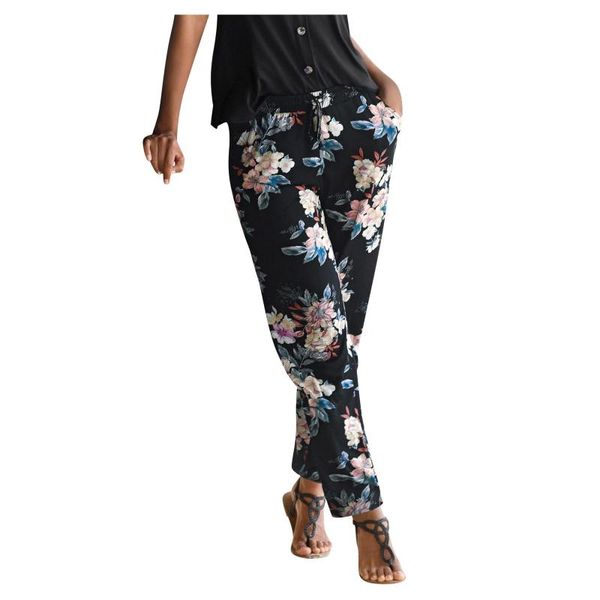 women's pants & capris women daily fashion casual high waist printing easy trousers long boho beach pockets pantalones de mujer, Black;white
women's pants & capris women daily fashion casual high waist printing easy trousers long boho beach pockets pantalones de mujer, Black;white