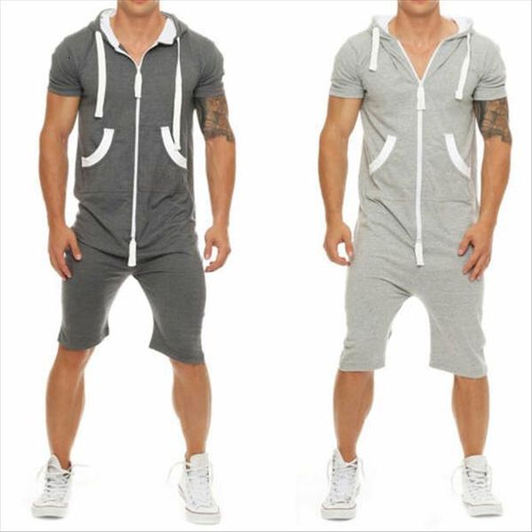 4 colors stylish cool men tracksuit mans short sleeve pants one piece shorts jumpsuit playsuit romper solid summer casual playsuits, Gray
4 colors stylish cool men tracksuit mans short sleeve pants one piece shorts jumpsuit playsuit romper solid summer casual playsuits, Gray