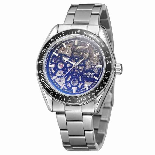 design military new blue mode glass black iron plate waterproof men automatic mechanical skeleton clocks mark male clock, Slivery;brown
design military new blue mode glass black iron plate waterproof men automatic mechanical skeleton clocks mark male clock, Slivery;brown