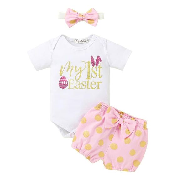 clothing sets lioraitiin 0-24m born infant baby girl's set letter print short sleeve romper and shorts headwear 3pcs easter, White
clothing sets lioraitiin 0-24m born infant baby girl's set letter print short sleeve romper and shorts headwear 3pcs easter, White