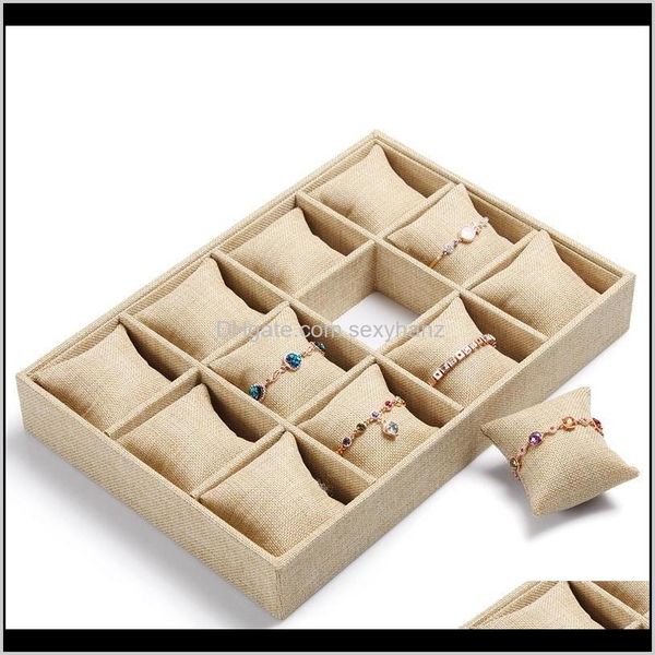 packaging & drop delivery 2021 high-end linen box bracelet watch display stand holder boutique jewelry storage 12 grid small pillow tray 0dg, Black
packaging & drop delivery 2021 high-end linen box bracelet watch display stand holder boutique jewelry storage 12 grid small pillow tray 0dg, Black